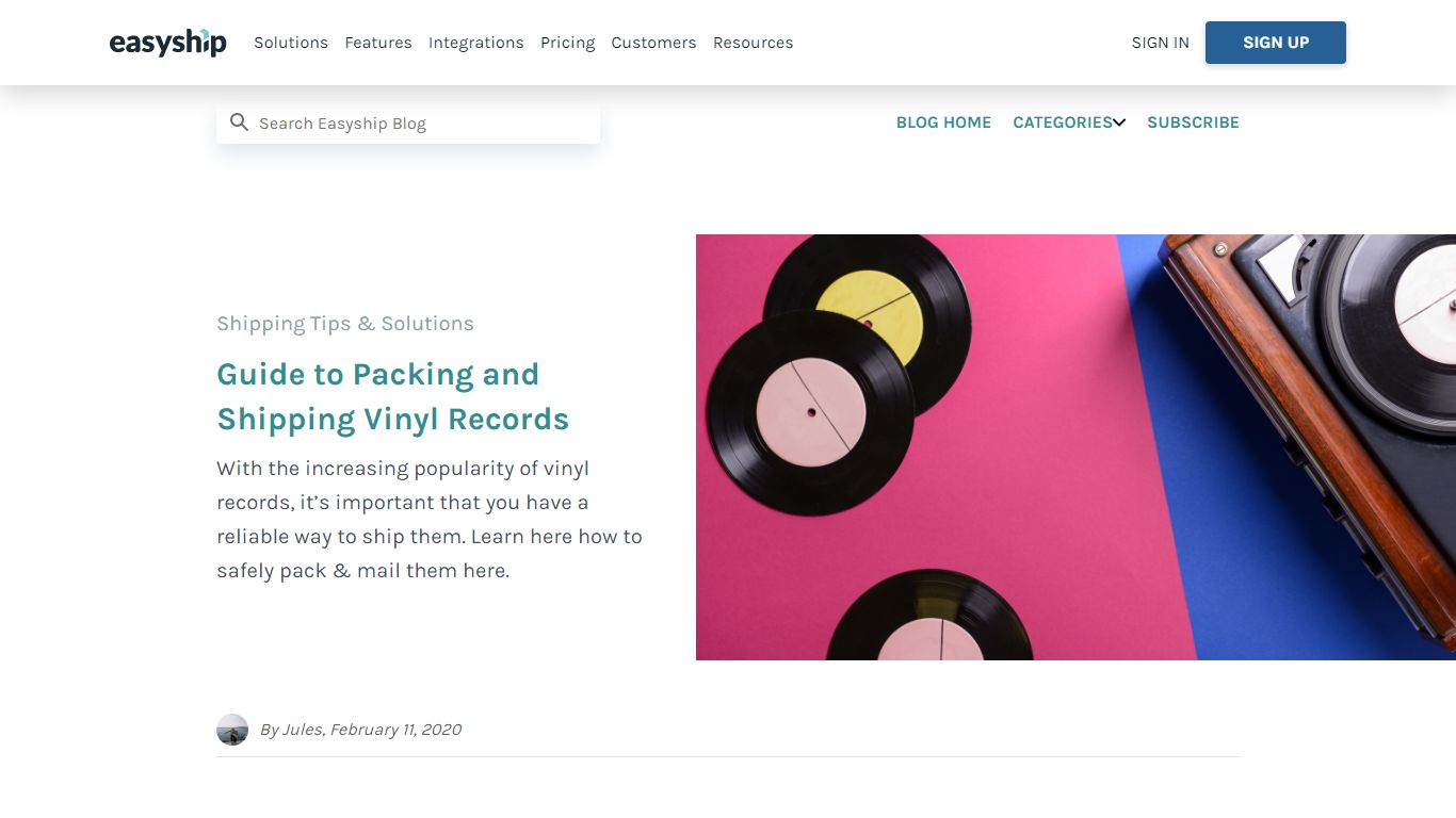 How to Ship Vinyl Records: 7 Packing Tips | Easyship Blog